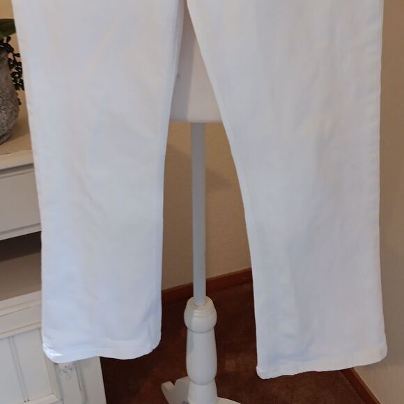 RE/DONE White 70S CROP BOOT Denim Jeans - Picture 4 of 13
